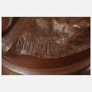 Bronzependule "La Grapilleuse"