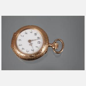 Damentaschenuhr Gold