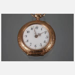 Damentaschenuhr Gold
