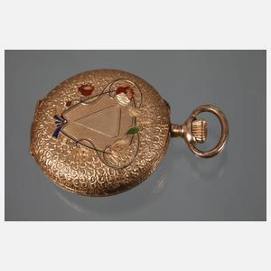 Damentaschenuhr Gold