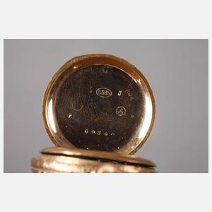 Damentaschenuhr Gold