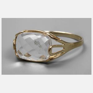 Damenring mit Bergkristall