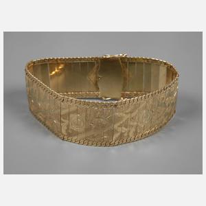 Breites Goldarmband