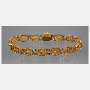 Filigranes Goldarmband