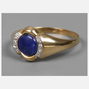 Damenring mit Lapislazuli