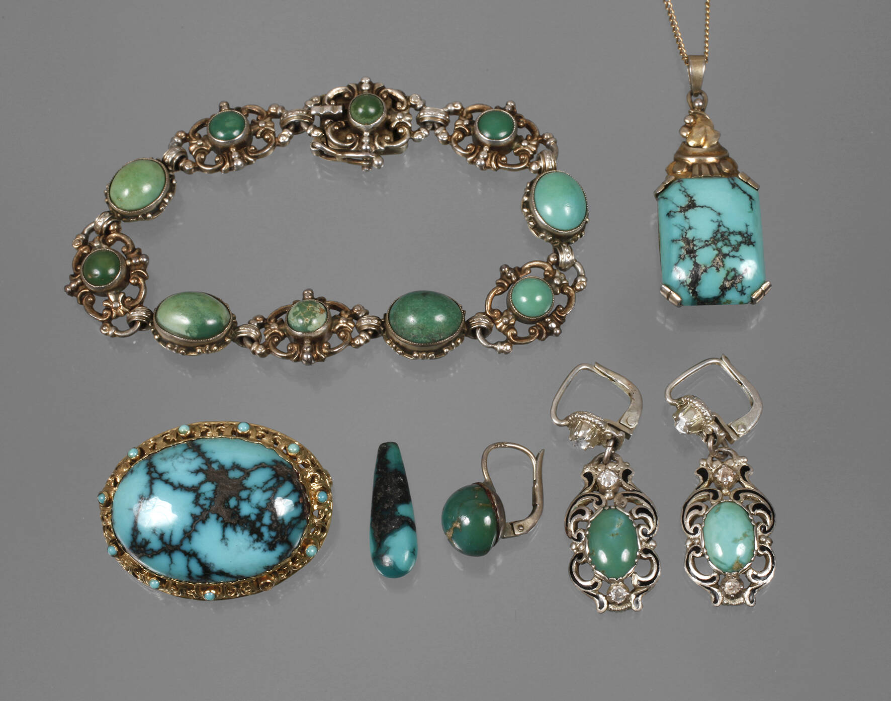 Konvolut Türkisschmuck