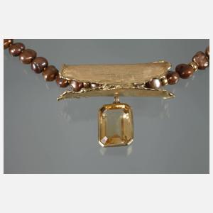 Designanhänger mit Citrin