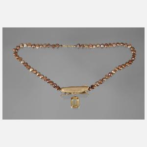 Designanhänger mit Citrin