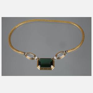 Hochwertiges Collier mit Turmalin