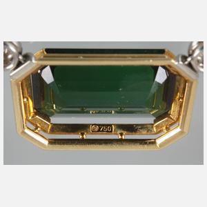 Hochwertiges Collier mit Turmalin