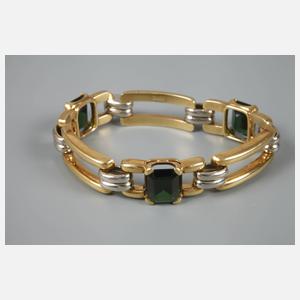 Feines Armband mit Turmalinen