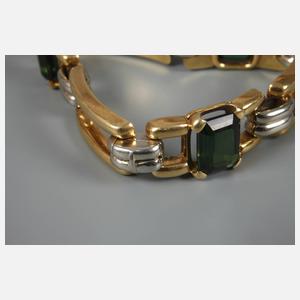 Feines Armband mit Turmalinen