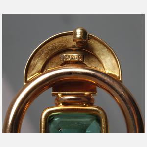 Brosche mit Turmalin