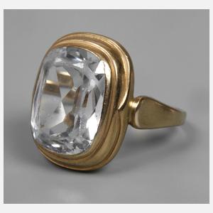 Damenring mit Steinbesatz