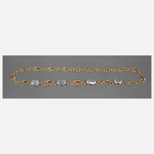 Collier mit Mondsteinen