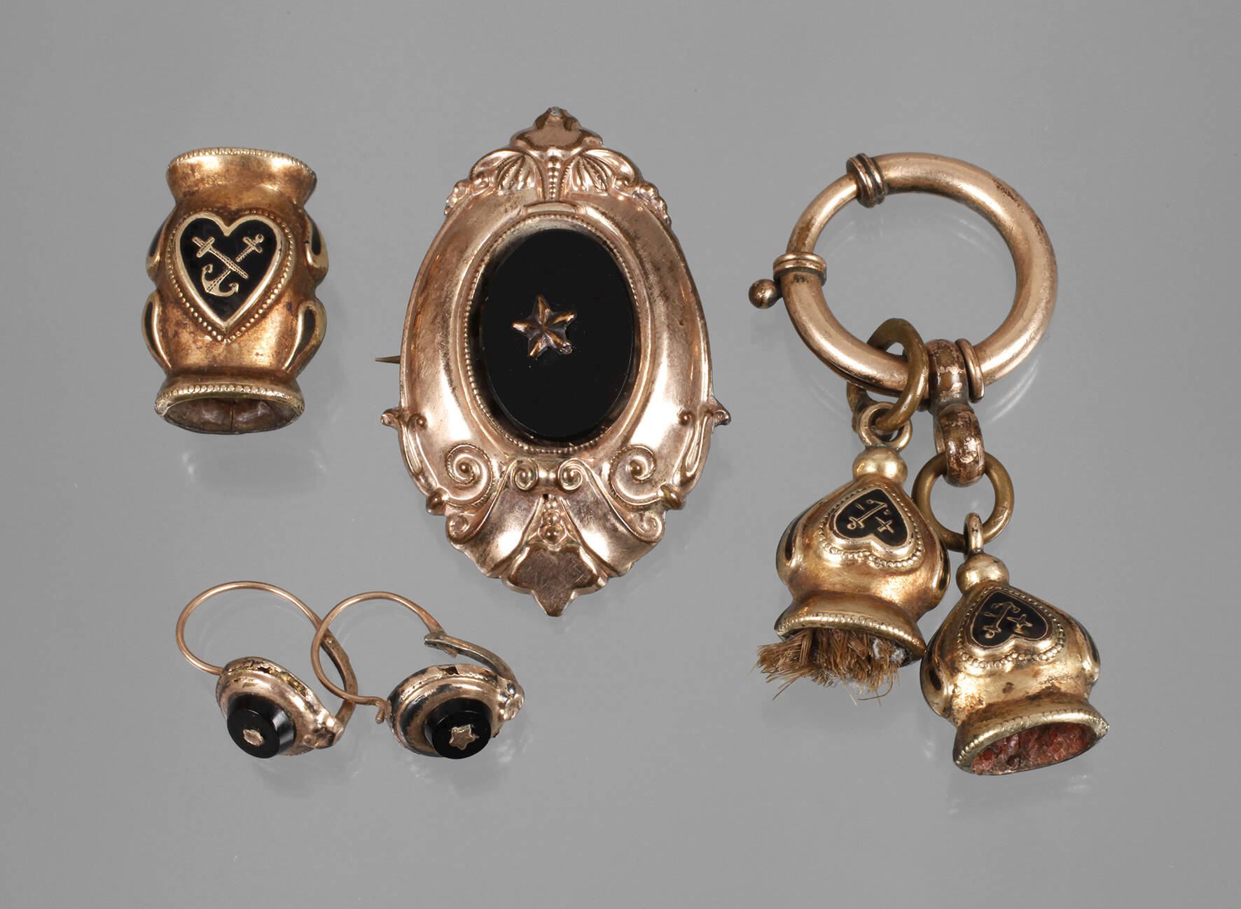 Konvolut Biedermeierschmuck