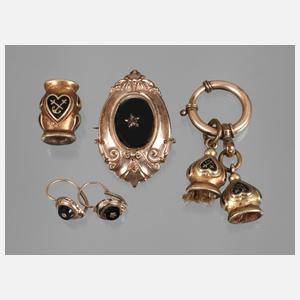 Konvolut Biedermeierschmuck