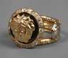 Damenring mit Medusenkopf