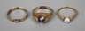 Konvolut Damenringe