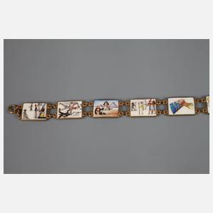 Ägyptisches Emaillearmband