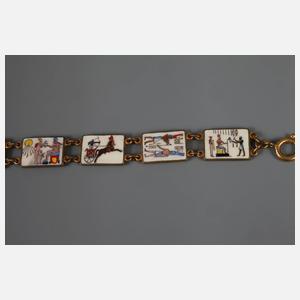 Ägyptisches Emaillearmband