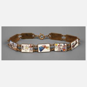 Ägyptisches Emaillearmband