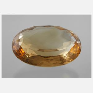 Facettierter Citrin von 187 ct