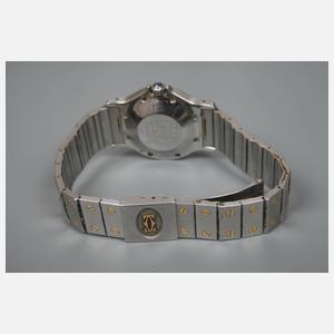 Cartier, Damenarmbanduhr Santos Ronde Octagon