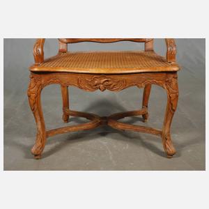 Paar Armlehnsessel Louis Quinze