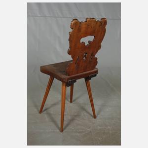 Brettstuhl Neorenaissance