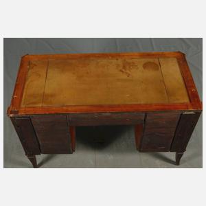 Schreibtisch mit Vitrinenaufsatz Louis Seize