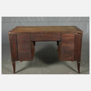 Schreibtisch mit Vitrinenaufsatz Louis Seize