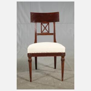 Satz von acht Empire-Stühlen