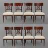 Satz von acht Empire-Stühlen