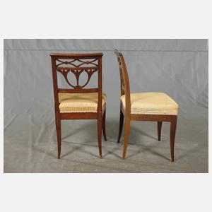 Paar klassizistische Stühle