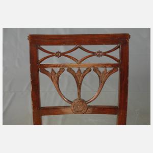 Paar klassizistische Stühle