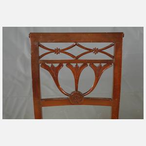 Paar klassizistische Stühle