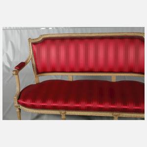 Klassizistische Polsterbank