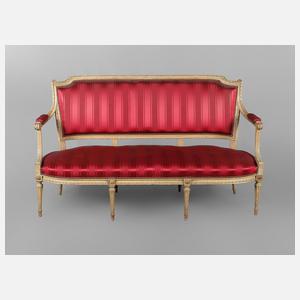 Klassizistische Polsterbank