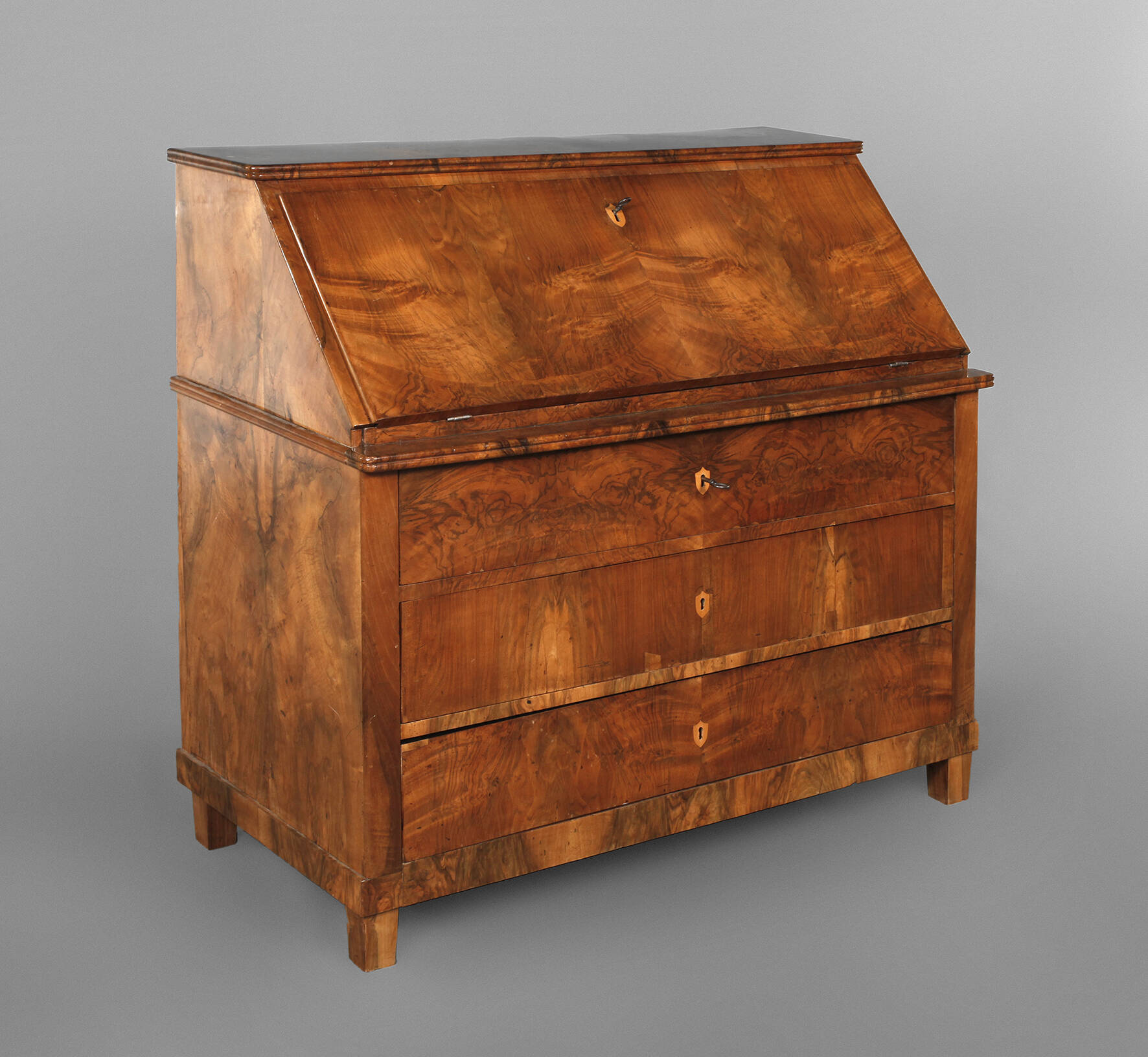 Schrägklappensekretär Biedermeier