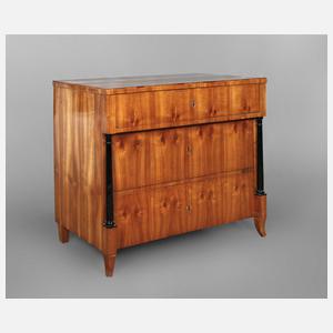 Biedermeier Säulenkommode