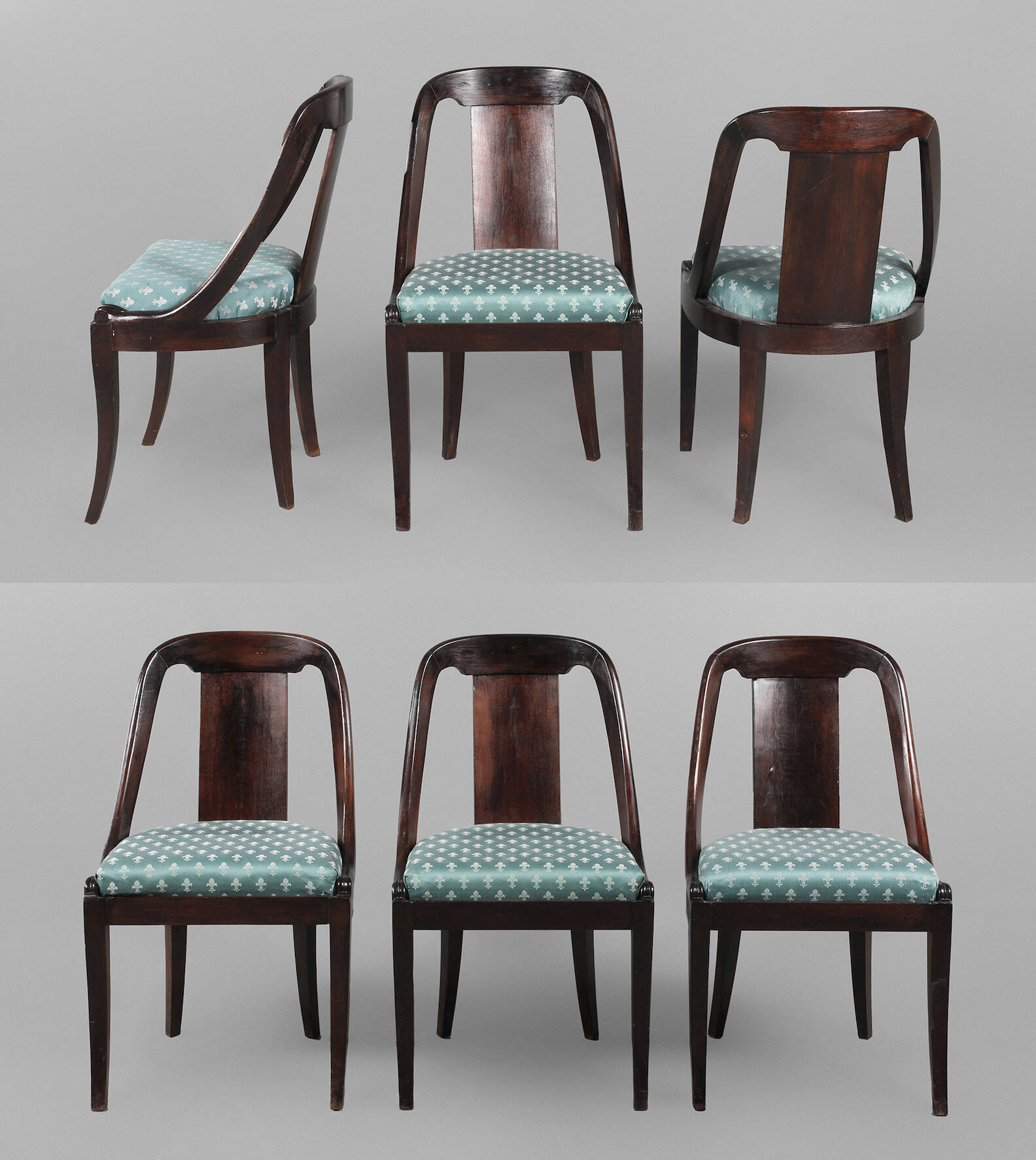 Sechs Stühle Biedermeier