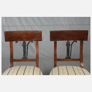 Drei Stühle Biedermeier
