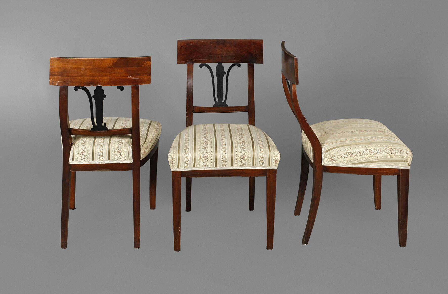Drei Stühle Biedermeier