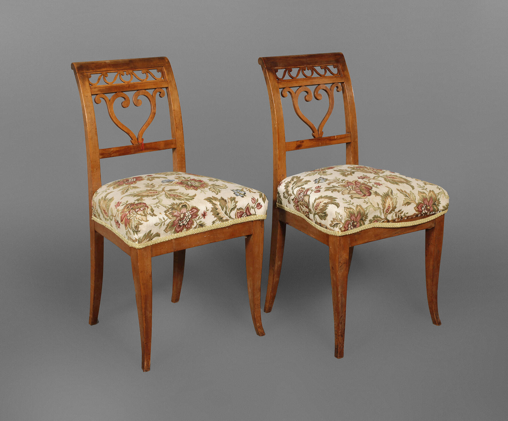 Paar Biedermeierstühle