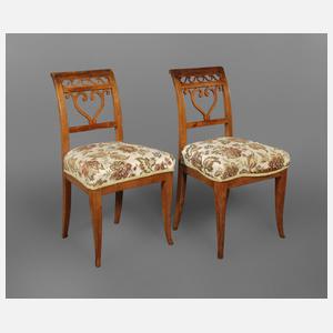 Paar Biedermeierstühle