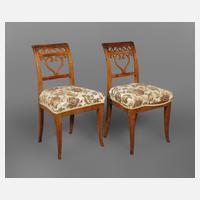 Paar Biedermeierstühle111