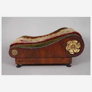 Fußbank Biedermeier