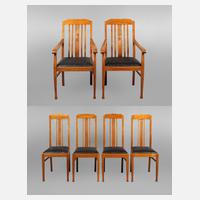 Sechs Esszimmerstühle111