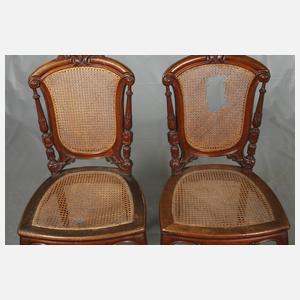 Vier Salonstühle Historismus